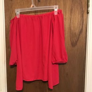 BKE off the shoulder blouse